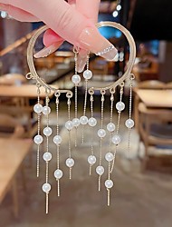 cheap -Women&#039;s Stud Earrings Drop Earrings Hoop Earrings Geometrical Sunburst Stylish Elegant Romantic Modern Cute Imitation Pearl Earrings Jewelry Gold For Wedding Daily Holiday Work Festival 1 Pair