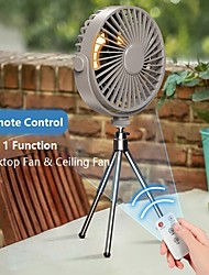 cheap -Rechargeable Mini Fan with Remote Control Wireless Portable Fan 360 Rotation USB Ceiling Cooling Standing Fan for Camping Home