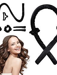 cheap -Heatless Curling Rod Headband No Heat Hair Curlers for Long Hair Silk Curls Headband You Can To Sleep In Overnight Soft Rubber Hair Rollers Curling Ribbon and Flexi Rods for Natural Hair