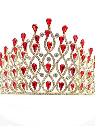 cheap -Simple Bridal Alloy Crown Tiaras with Metal 1pc Wedding Headpiece