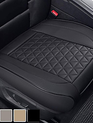 cheap -StarFire High End Luxury PU Leather Car Seat Cover Protector for Front Seat Bottom Compatible with 90% Vehicles Sedan SUV Truck Mini Van Car Seat Cushion Black Gray Beige 1 Pack