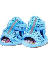 cheap -Dog Clothes Dog Mesh Sandals Non-slip Breathable Summer Teddy Small Dog Cat Foot Cover Spring Pet Supplies Wholesale