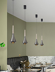 cheap -8.5 cm Single Design Pendant Light LED Island Light Aluminum Black Nordic Style Bedside Dining Room Bedroom Bar 220-240V