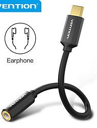 cheap -Vention Type C to 3.5mm USB C to Jack Earphone Adapter Audio Cable Headphones Adaptador for Huawei P40 Xiaomi Samsung Type C 3.5