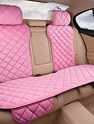 cheap -StarFire Cute Pink DIY Car Seat Cover Set Universal Plush Seat Cushion Auto Seat Protector Mat for Most Car Models Automobile Covers Pink Black Gray Coffee Colors Optional