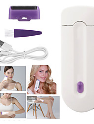 cheap -Professional Painless Hair Removal Kit Laser Touch Epilator USB Rechargeable Women Body Face Leg Bikini Hand Shaver Hair Remover