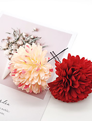cheap -Artificial Flower Ball Chrysanthemum Hairpin Ancient Style Small Fresh Hair Accessories Ancient Costume Event Gifts Performances Hanfu Headwear