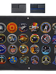 cheap -Tactical Patch Display Panel Patch Wall Display Board Patch Storage Holder Frame for Collecting &amp; Showing Military Army Combat Uniform Hook and Loop Emblems Badge Patch