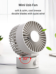 cheap -Summer USB Fan Creative Mini USB Fan For Office Home Beach Portable 2 Speed Computer PC Fans With Double Side Fans Blades Blower