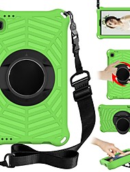 cheap -Tablet Case Cover For Samsung Galaxy Tab A7 Lite Shoulder Strap Shockproof with Stand Solid Colored Plastic EVA
