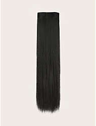cheap -Synthetic Extentions Natural Straight Synthetic Hair Long 20 inch Hair Extension Clip In / On 1pc Soft Silky Heat Resistant Women&#039;s All