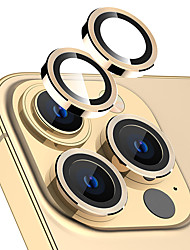 cheap -[4PCS] Separated Camera Lens Protector For iPhone 13 12 Pro Max mini 11 Pro Max Bling Camera Cover Circle Tempered Glass - Gold