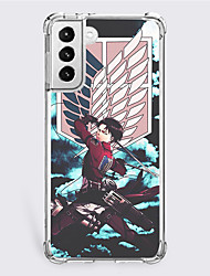 cheap -Attack on Titan Phone Case For Samsung Galaxy S22 S21 S20 Plus Ultra FE Unique Design Protective Case Shockproof Dustproof Back Cover TPU