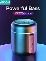 cheap -Joyroom Mini Bluetooth Speaker Clear 3D Stereo Sound Wireless Portable Speaker TWS Speakers IPX7 Water Resistance Home Outdoor