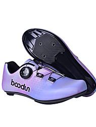 cheap -BOODUN Adults&#039; Hiking Shoes Cycling Shoes Anti-Slip Ultra Light (UL) Breathable Road Cycling Cycling / Bike Purple Women&#039;s Cycling Shoes