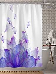 cheap -Waterproof Fabric Shower Curtain Bathroom Decoration and Modern and Floral / Botanicals.The Design is Beautiful and DurableWhich makes Your Home More Beautiful.