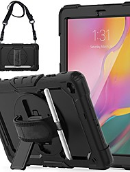 cheap -360 Rotation Hand Strap Kickstand Silicone Tablet Case for Samsung Galaxy Tab S8 Ultra S7 Plus FE A8 A7 Lite S6 Lite Protective Cover