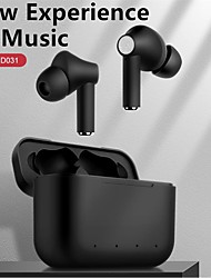 cheap -D031 True Wireless Headphones TWS Earbuds Bluetooth5.0 Sports Stereo Auto Pairing for Apple Samsung Huawei Xiaomi MI  Fitness Everyday Use Traveling Mobile Phone