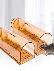 cheap -Transparent Reusable Mouse Trap Nontoxic Rat Trap Rodent Mice Live Catcher Small Animals Cage Mouse Cage Mousetrap