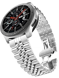 cheap -1 pcs Smart Watch Band for Samsung Galaxy Watch 42mm Watch 3 41mm Watch Active 2 40mm Watch Active 2 44mm Watch 4 40/44mm 20mm 22mm Stainless Steel Smartwatch Strap Adjustable Rugged SmartWatch Band