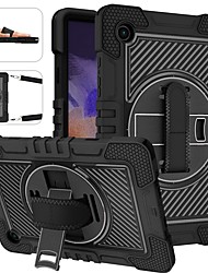cheap -Tablet Case Cover For Galaxy Tab A8 10.5 Case with Pencil Holder/360 Rotation Stand/Hand Strap Shockproof Rugged Rubber Hard Protective Case for Samsung Galaxy Tab A8 10.5 (2022) - Rainbow