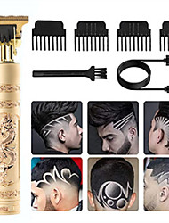 cheap -Professional Hair Clippers For Men Zero Gapped Cordless Hair Trimmer Professional Haircut &amp; Grooming Kit for Men Rechargeable LED Display