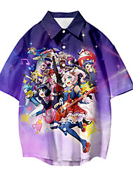 cheap -Inspired by SHOW BY ROCK!! SB69 Plasmagica Blouse / Shirt Anime Terylene Anime 3D Harajuku Graphic Top For Men&#039;s
