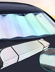 cheap -Car Sunshade Curtain Car Thickened Sunscreen Double-sided Pearl Cotton Sunshade 140x70 Anti-ultraviolet Front Windshield 1PCS