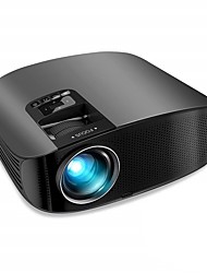 cheap -Projector 1080P Video Projector 220L Outdoor Movie Projector Supported Home Projector Compatible with HDMI VGA AV and USB Black (YG600)
