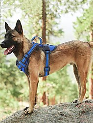 cheap -Pet Go Out Chest And Back Adjustable Reflective Chest And Back Large Dog Comfortable Chest Harness