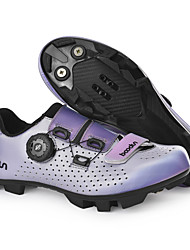 cheap -BOODUN Adults&#039; Hiking Shoes Cycling Shoes Anti-Slip Ultra Light (UL) Breathable Road Cycling Cycling / Bike Purple Women&#039;s Cycling Shoes