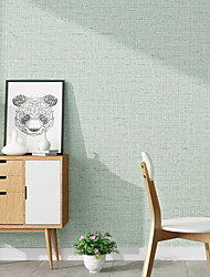 cheap -Self Adhesive PVC Waterproof Oil-Proof Burlap Texture Wallpaper Contact Paper Wall Bathroom Kitchen Furniture Renovation Wall Sticker 300*60cm
