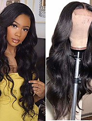 cheap -Lace Front Wigs Human Hair Body Wave Lace Front Human Hair Wigs Pre Plucked 4X4 Closure Lace Front Wigs with Baby Hairs Natural Color 12-26 Inch