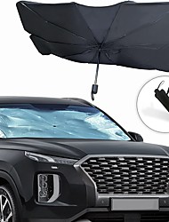 cheap -StarFire Umbrella Windshield Sun Shade for Car Blocks UV Rays Sun Visor Protector Sunshade for Complete Protection Foldable Car Shade Front Windshield Car Accessories Interior Large Size 58X32 Inches