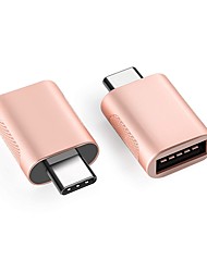 cheap -2 Pack USB C to USB OTG Adapter Thunderbolt 3 to USB 3.0 Adapter Compatible with MacBook Pro Microsoft Surface Samsung Galaxy S21 S22 Ultra Note 20 and More Type-C Devices