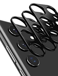 cheap -3-Pack for Samsung Galaxy S22 Ultra 5G Camera Lens Protector No Tempered Glass Aluminum Alloy Frame Camera Lens Protector for Galaxy S22 Ultra 5G 6.8 Inch - Black