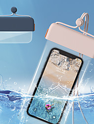 cheap -2 Pack Waterproof Phone Pouch Portable Water Resistant Floating IPX8 Phone Case Dry Bag Mobile Rain Cover for For iPhone 13 Pro Max 12 Mini 11 Samsung Galaxy S22 Ultra Plus S21 A73 A53 Swimming