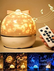 cheap -Night Light for Kids Rotating Starry Night Light Projector with Remote Control 6 Films USB Rechargeable Soothe Musics Bedside Lamp Nursery Light for Baby Boys Girls Birthday Christmas Gift