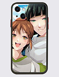 cheap -Spirited Away Anime Phone Case For Apple iPhone 13 Pro Max 12 11 SE 2022 X XR XS Max 8 7 Unique Design Protective Case Transparent Pattern Shockproof Back Cover TPU
