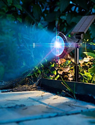 cheap -7LED Solar Spotlight Outdoor Lights Auto Color-Changing Garden Solar Lamp Landscape Wall Light for Garden Yard Decoration Lighting