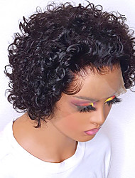 short curly lace front wigs