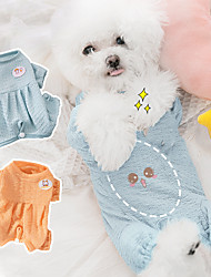 cheap -Dog Cat Sweater Solid Colored Fashion Cute Sports Casual / Daily Dog Clothes Puppy Clothes Dog Outfits Soft Blue / Green Green Blue Costume for Girl and Boy Dog Cloth XS S M L XL XXL
