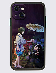 cheap -Spirited Away Anime Phone Case For Apple iPhone 13 Pro Max 12 11 SE 2022 X XR XS Max 8 7 Unique Design Protective Case Shockproof Dustproof Transparent Back Cover TPU