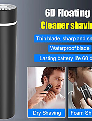 cheap -Mini Electric Shaver USB Rechargeable Shaver for Men Portable Electric Razor Beard Knife Men&#039;s Shavers Face Body Razor