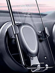 cheap -1 PCS Car Holder For Phone Air Vent Clip Mount Mobile Cell Stand Smartphone GPS Support For iPhone 13 12 Xiaomi Samsung