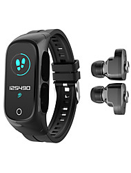 cheap -KUMI  N8 Smart Watch 0.96 inch Smartwatch Fitness Running Watch Bluetooth Activity Tracker Sleep Tracker Blood Pressure Compatible with Android iOS Women Men Message Reminder Step Tracker IP 67