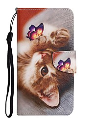 cheap -Phone Case For Apple Wallet Card iPhone 13 Pro Max 12 Mini 11 X XR XS Max 8 7 Shockproof with Wrist Strap Card Holder Slots Graphic Animal PU Leather