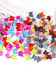 cheap -50 Pieces Kids / Toddler Girls&#039; Sweet Party / Birthday / Festival Butterfly Animal Butterly Style Hair Accessories Camel / Rainbow