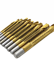 cheap -10PCS Titanium Coated HSS Drill Saw Bits Electric Drill Bits For Metal Milling Cutters For Wood Slotting 3/4/5/6/6.5/7/8/9/10/13mm