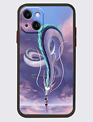 cheap -Spirited Away Anime Phone Case For Apple iPhone 13 Pro Max 12 11 SE 2022 X XR XS Max 8 7 Unique Design Protective Case Shockproof Dustproof Transparent Back Cover TPU